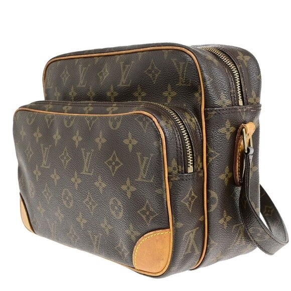 LOUIS VUITTON Nile Crossbody Shoulder Bag Monogram Leather Brown M45244 35EB725 - Picture 2 of 16